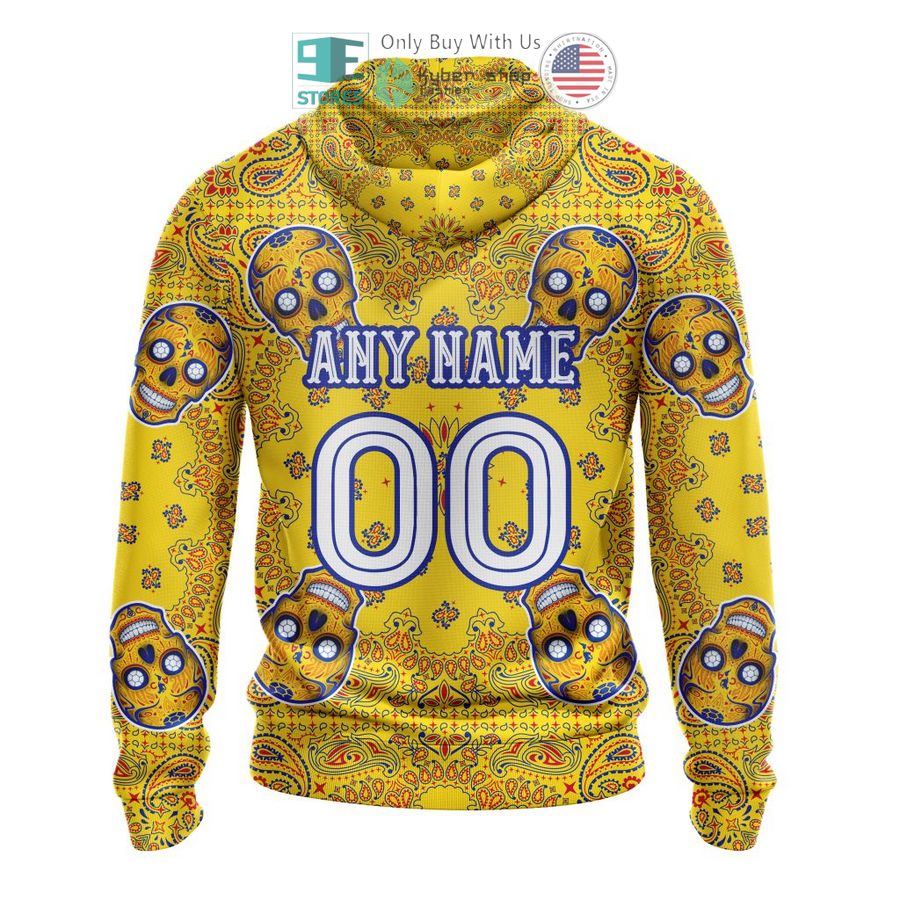 NEW Personalized Club America Sugar Skull Dia De Muertos 3D Hoodie, Shirt 3 personalized club america sugar skull dia de muertos 3d shirt hoodie 3 30407