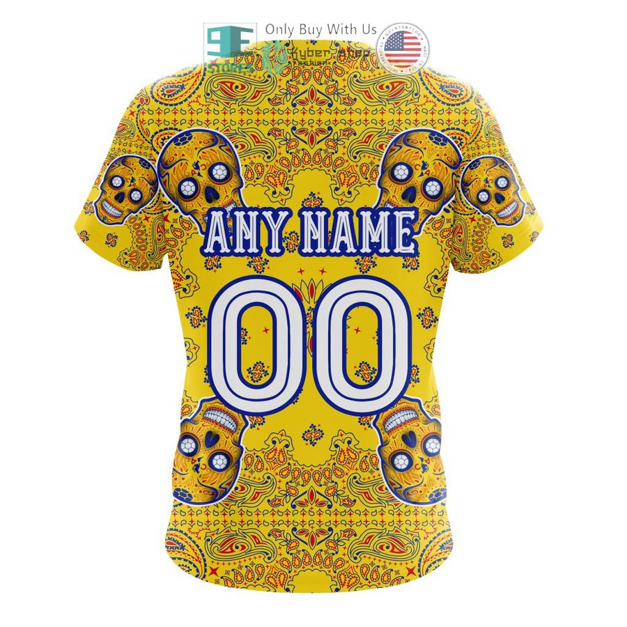 NEW Personalized Club America Sugar Skull Dia De Muertos 3D Hoodie, Shirt 9 personalized club america sugar skull dia de muertos 3d shirt hoodie 9 82413