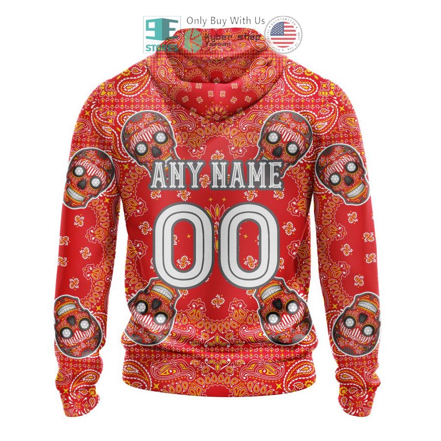 NEW Personalized Club Necaxa Sugar Skull Dia De Muertos 3D Hoodie, Shirt 3 personalized club necaxa sugar skull dia de muertos 3d shirt hoodie 3 23091