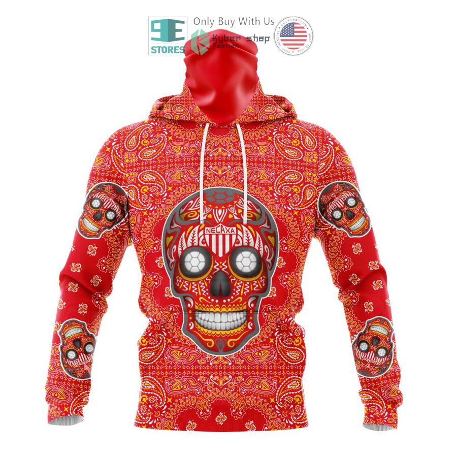 NEW Personalized Club Necaxa Sugar Skull Dia De Muertos 3D Hoodie, Shirt 4 personalized club necaxa sugar skull dia de muertos 3d shirt hoodie 4 34238