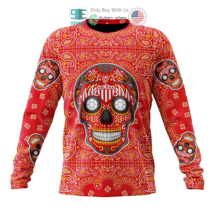 NEW Personalized Club Necaxa Sugar Skull Dia De Muertos 3D Hoodie, Shirt 6 personalized club necaxa sugar skull dia de muertos 3d shirt hoodie 6 48800