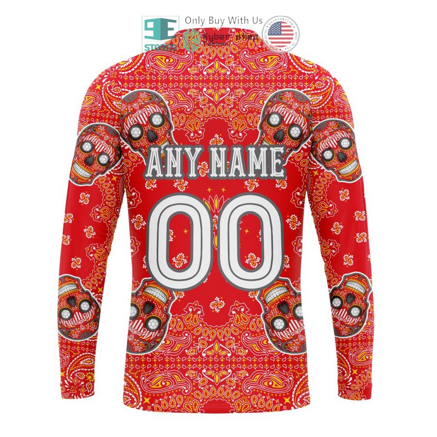 NEW Personalized Club Necaxa Sugar Skull Dia De Muertos 3D Hoodie, Shirt 7 personalized club necaxa sugar skull dia de muertos 3d shirt hoodie 7 72168