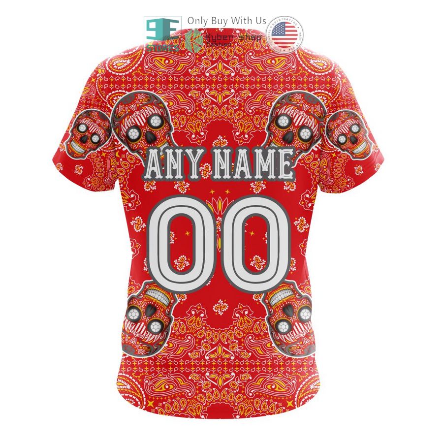 NEW Personalized Club Necaxa Sugar Skull Dia De Muertos 3D Hoodie, Shirt 9 personalized club necaxa sugar skull dia de muertos 3d shirt hoodie 9 65226