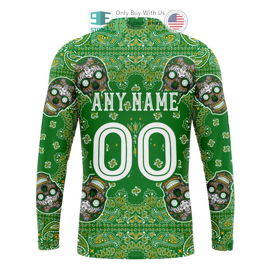 NEW Personalized Club Santos Laguna Sugar Skull Dia De Muertos 3D Hoodie, Shirt 7 personalized club santos laguna sugar skull dia de muertos 3d shirt hoodie 7 90569