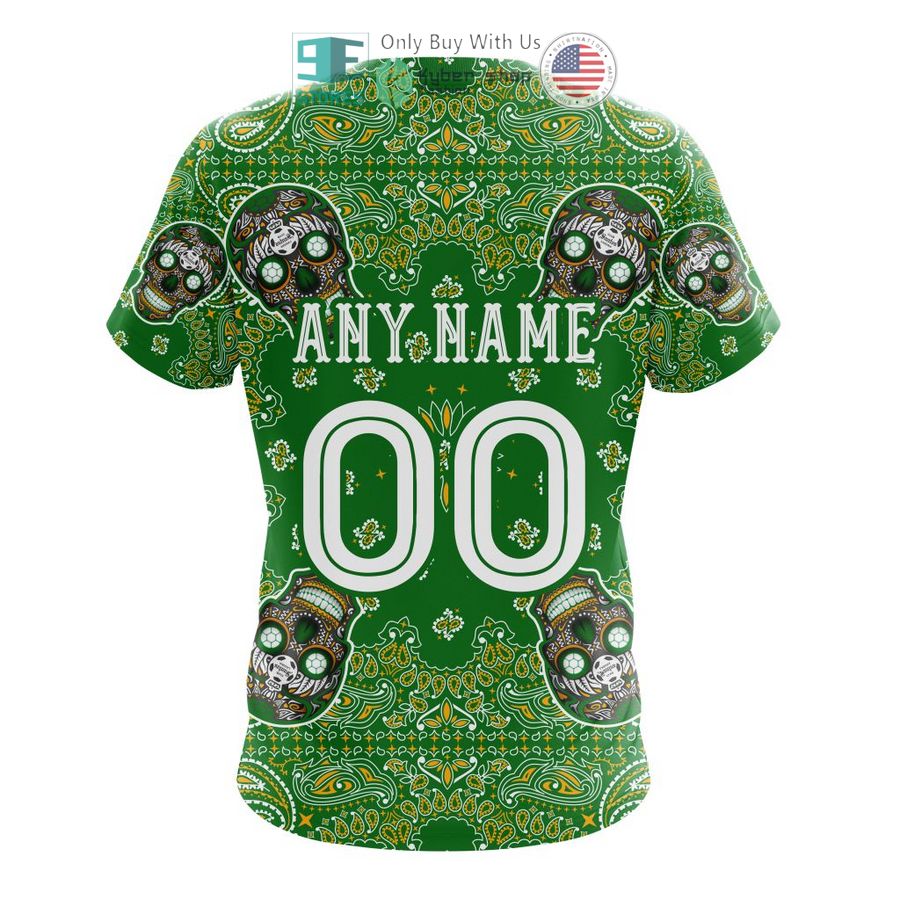 NEW Personalized Club Santos Laguna Sugar Skull Dia De Muertos 3D Hoodie, Shirt 9 personalized club santos laguna sugar skull dia de muertos 3d shirt hoodie 9 32538