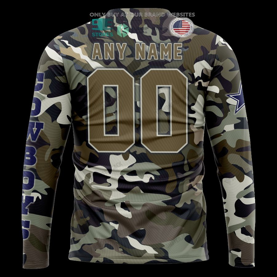 NEW Dallas Cowboys Skull Camo Custom Name Hoodie, Shirt 12 personalized dallas cowboys skull camo 3d shirt hoodie 12 21273