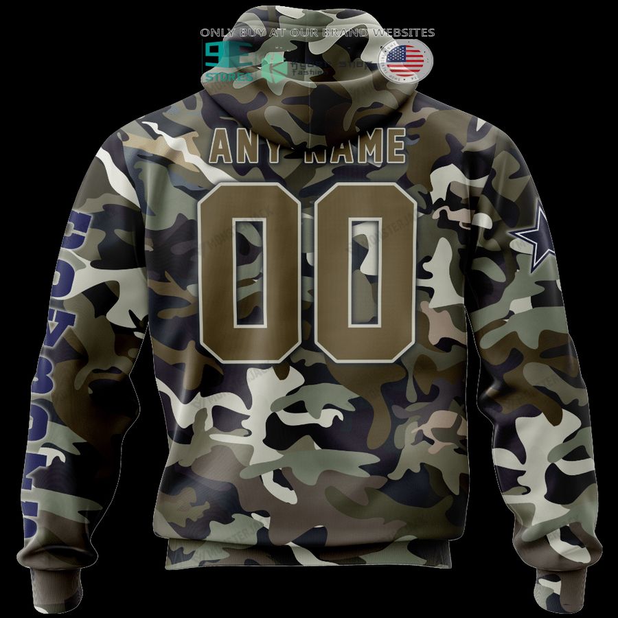 NEW Dallas Cowboys Skull Camo Custom Name Hoodie, Shirt 6 personalized dallas cowboys skull camo 3d shirt hoodie 6 11497