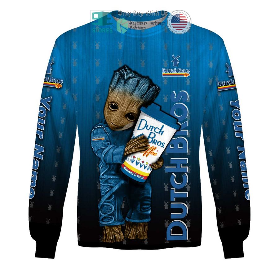 NEW Personalized Dutch Bros Groot 3D Hoodie, Shirt 5 personalized dutch bros groot 3d shirt hoodie 5 10424