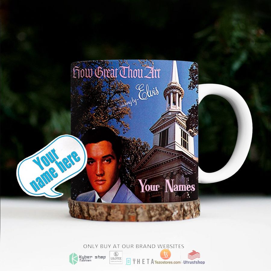 personalized elvis presley how great thou art mug 1 67948