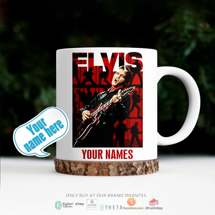 personalized elvis presley live mug 1 92097