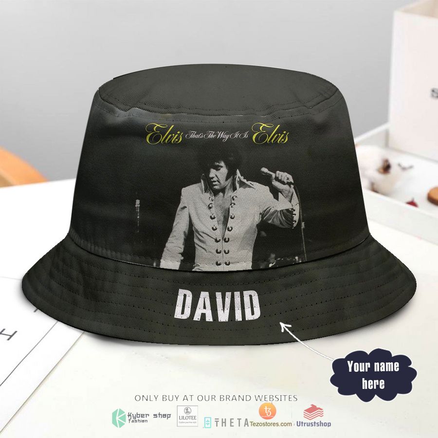 personalized elvis presley that s the way it is elvis presley bucket hat 1 11448