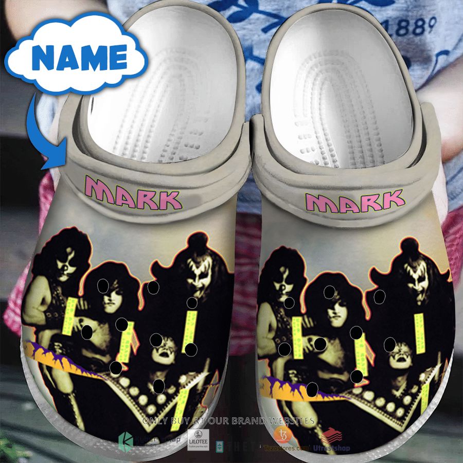 personalized kiss hotter than hell crocband clog 1 87672