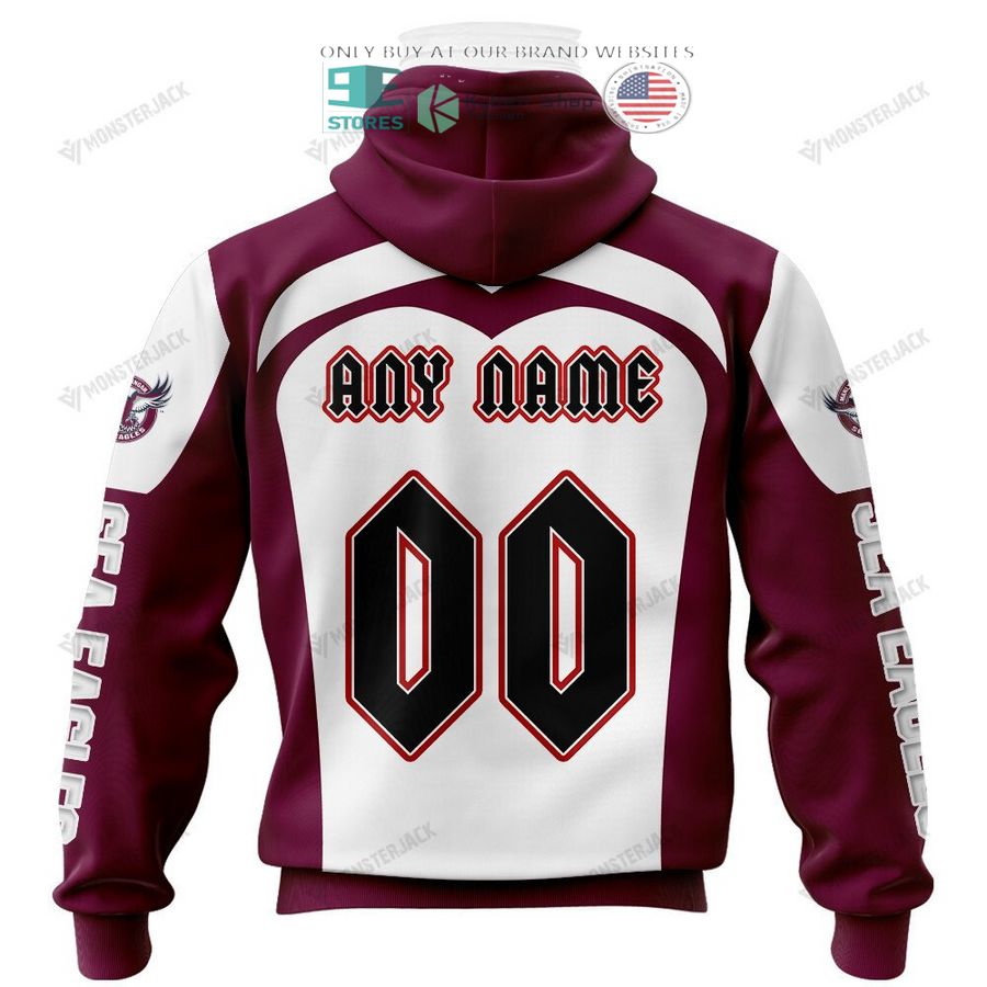 NEW Manly Warringah Sea Eagles ACDC Custom Name Hoodie, Shirt 6 personalized manly warringah sea eagles ac dc 3d shirt hoodie 6 59486