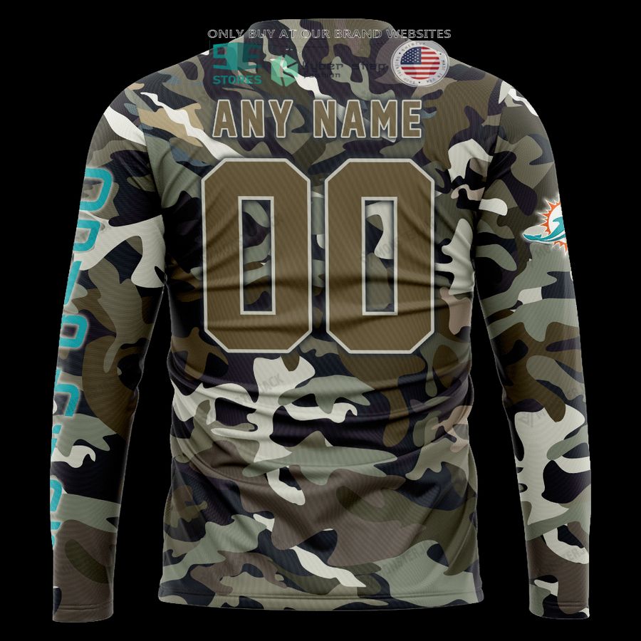 NEW Miami Dolphins Skull Camo Custom Name Hoodie, Shirt 12 personalized miami dolphins skull camo 3d shirt hoodie 12 26383