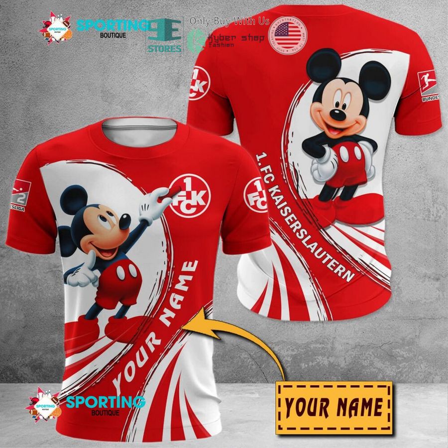 NEW Mickey mouse 1. FC Kaiserslautern Custom Name Polo Shirt 8 personalized mickey mouse 1 fc kaiserslautern 3d shirt hoodie 8 57986