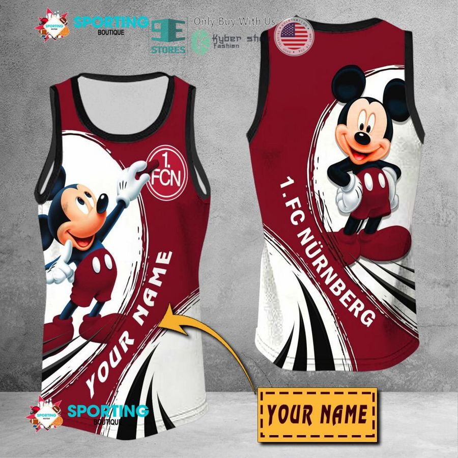 NEW Mickey mouse 1. FC Nurnberg Custom Name Polo Shirt 9 personalized mickey mouse 1 fc nurnberg 3d shirt hoodie 9 24731