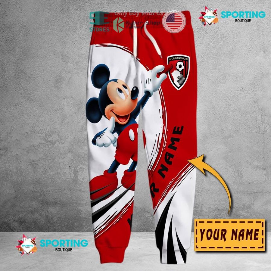 NEW Mickey mouse A.F.C. Bournemouth Custom Name Polo Shirt 6 personalized mickey mouse a f c bournemouth 3d shirt hoodie 6 71819