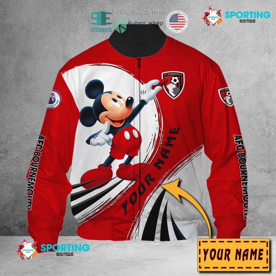 NEW Mickey mouse A.F.C. Bournemouth Custom Name Polo Shirt 7 personalized mickey mouse a f c bournemouth 3d shirt hoodie 7 30724