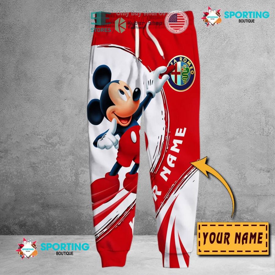 NEW Mickey mouse Alfa Romeo Custom Name Polo Shirt 6 personalized mickey mouse alfa romeo 3d shirt hoodie 6 28442