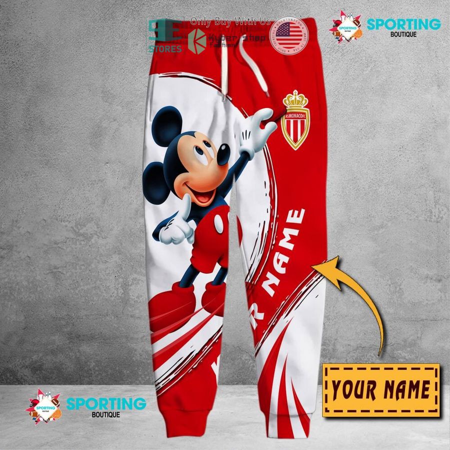 NEW Mickey mouse AS Monaco Custom Name Polo Shirt 6 personalized mickey mouse as monaco 3d shirt hoodie 6 59783