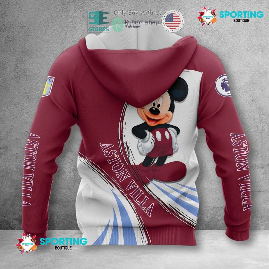 NEW Mickey mouse Aston Villa F.C Custom Name Polo Shirt 3 personalized mickey mouse aston villa f c 3d shirt hoodie 3 13445