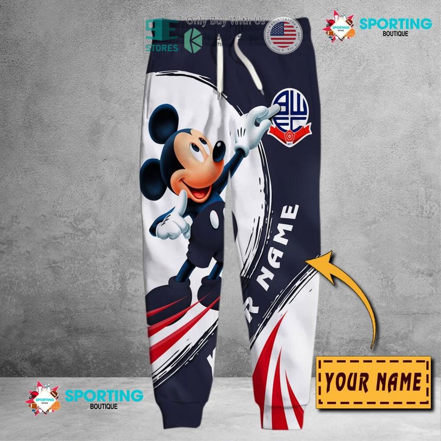 NEW Mickey mouse Bolton Wanderers Custom Name Polo Shirt 6 personalized mickey mouse bolton wanderers 3d shirt hoodie 6 75662