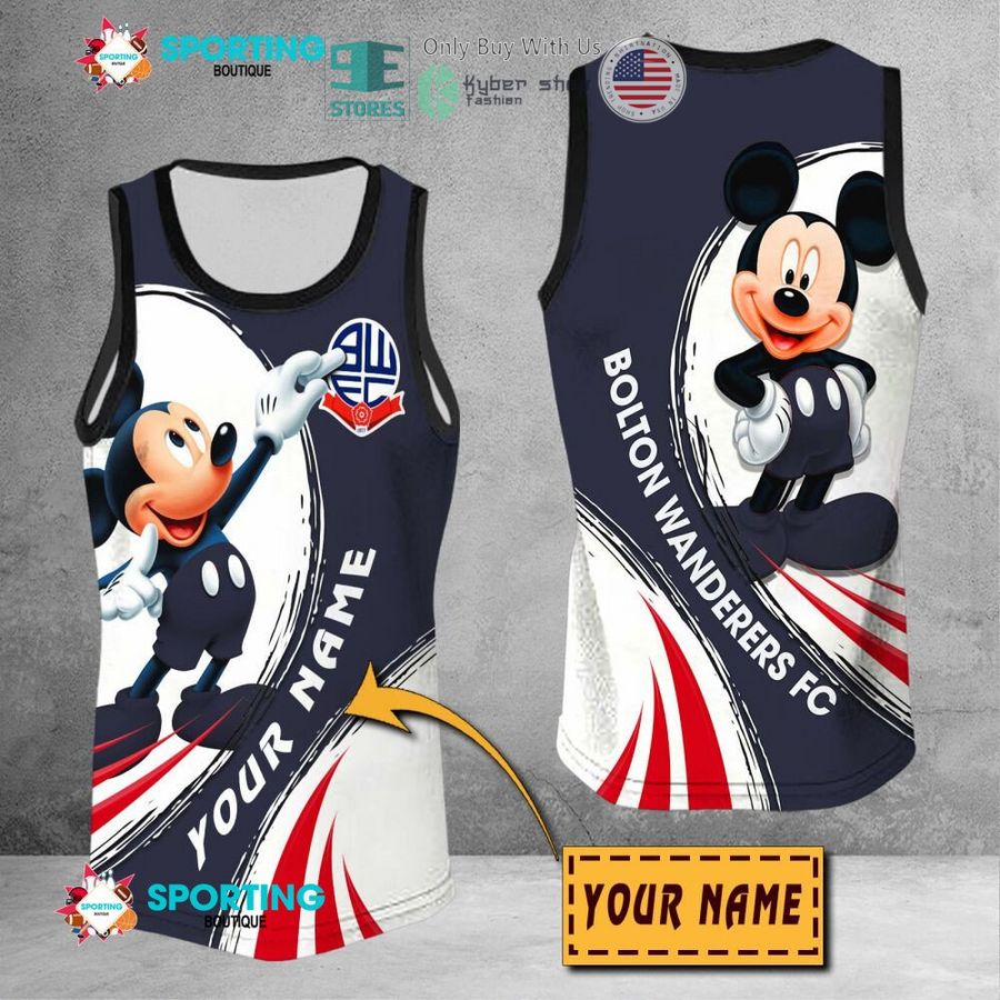 NEW Mickey mouse Bolton Wanderers Custom Name Polo Shirt 9 personalized mickey mouse bolton wanderers 3d shirt hoodie 9 31178
