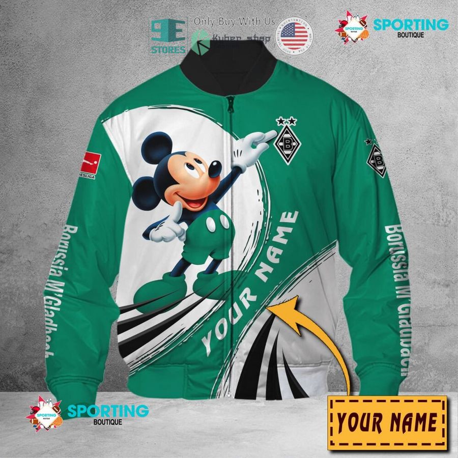 NEW Mickey mouse Borussia Monchengladbach Custom Name Polo Shirt 7 personalized mickey mouse borussia monchengladbach 3d shirt hoodie 7 30771