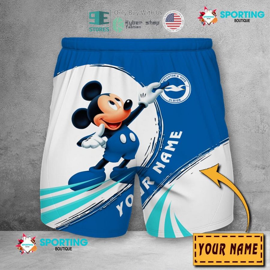 NEW Mickey mouse Brighton & Hove Albion F.C Custom Name Polo Shirt 10 personalized mickey mouse brighton hove albion f c 3d shirt hoodie 10 84191