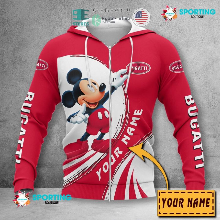 NEW Mickey mouse Bugatti Custom Name Polo Shirt 4 personalized mickey mouse bugatti 3d shirt hoodie 4 65341