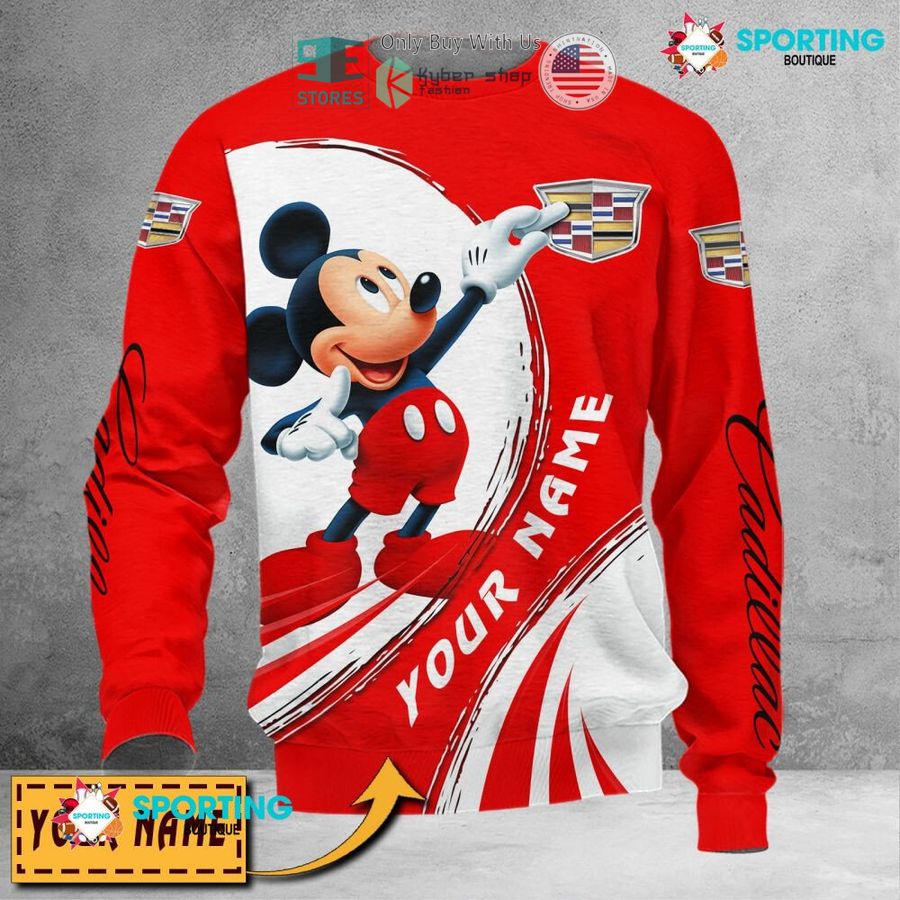 NEW Mickey mouse Cadilac Custom Name Polo Shirt 5 personalized mickey mouse cadilac 3d shirt hoodie 5 96202