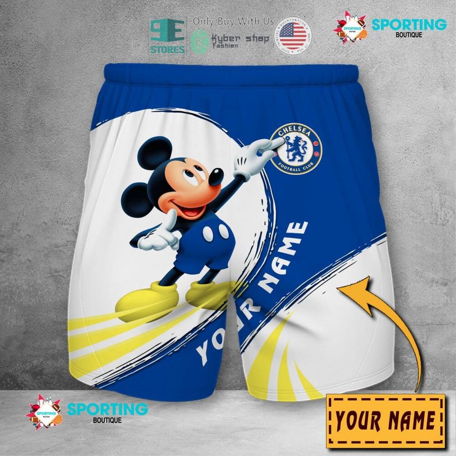 NEW Mickey mouse Chelsea F.C. Custom Name Polo Shirt 10 personalized mickey mouse chelsea f c 3d shirt hoodie 10 51695