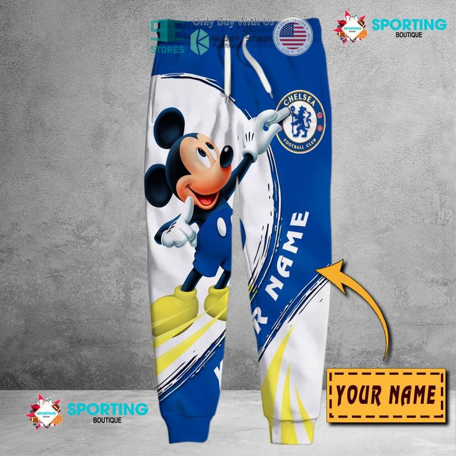 NEW Mickey mouse Chelsea F.C. Custom Name Polo Shirt 6 personalized mickey mouse chelsea f c 3d shirt hoodie 6 99628