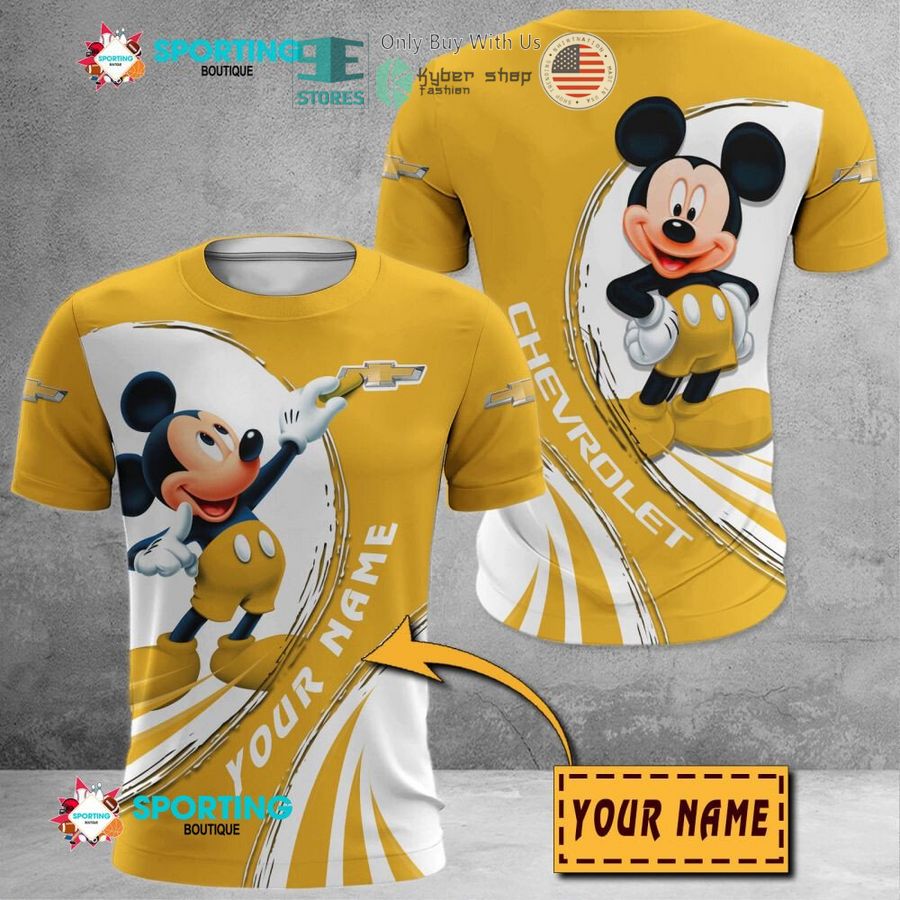 NEW Mickey mouse Chevrolet Custom Name Polo Shirt 8 personalized mickey mouse chevrolet 3d shirt hoodie 8 47924
