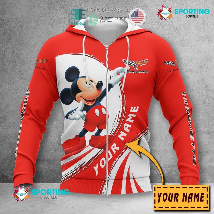 NEW Mickey mouse Corvette Custom Name Polo Shirt 4 personalized mickey mouse corvette 3d shirt hoodie 4 65676