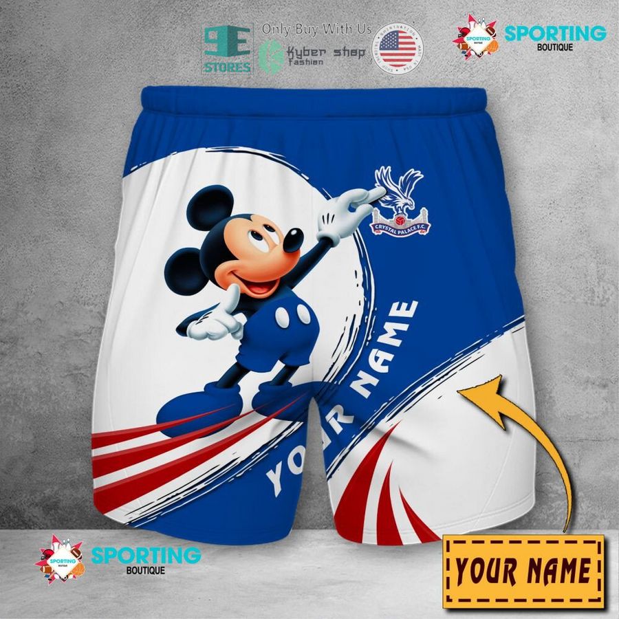 NEW Mickey mouse Crystal Palace F.C Custom Name Polo Shirt 10 personalized mickey mouse crystal palace f c 3d shirt hoodie 10 47292