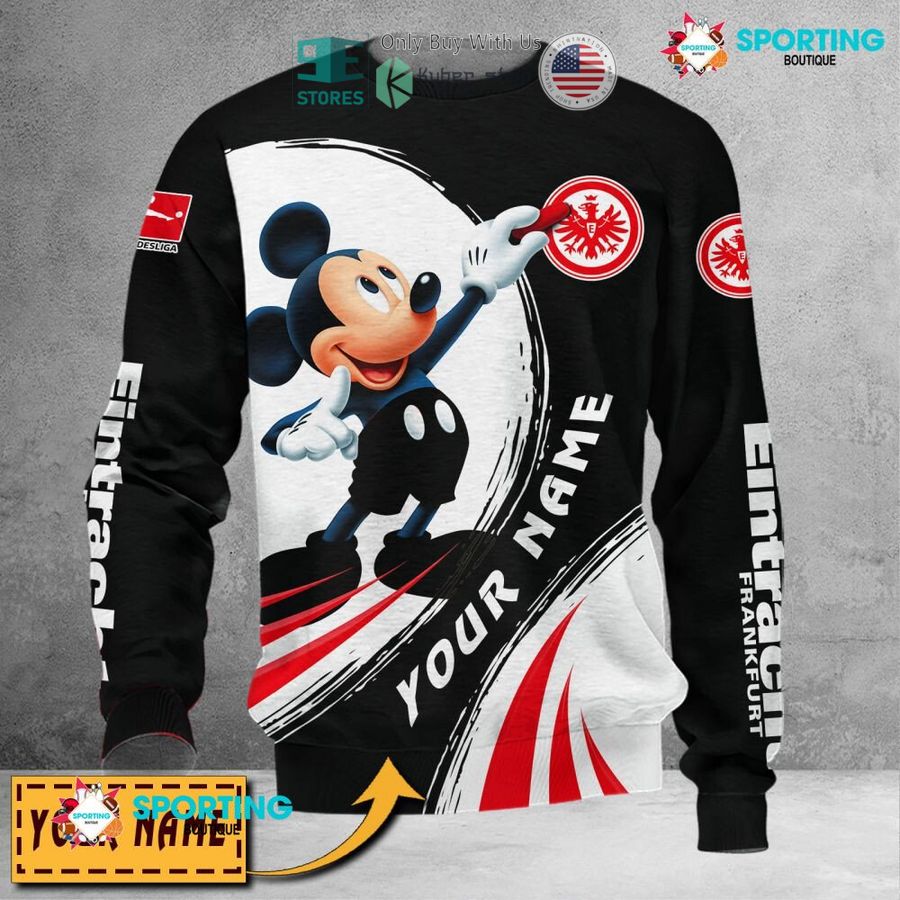 NEW Mickey mouse Eintracht Frankfurt Custom Name Polo Shirt 5 personalized mickey mouse eintracht frankfurt 3d shirt hoodie 5 27319