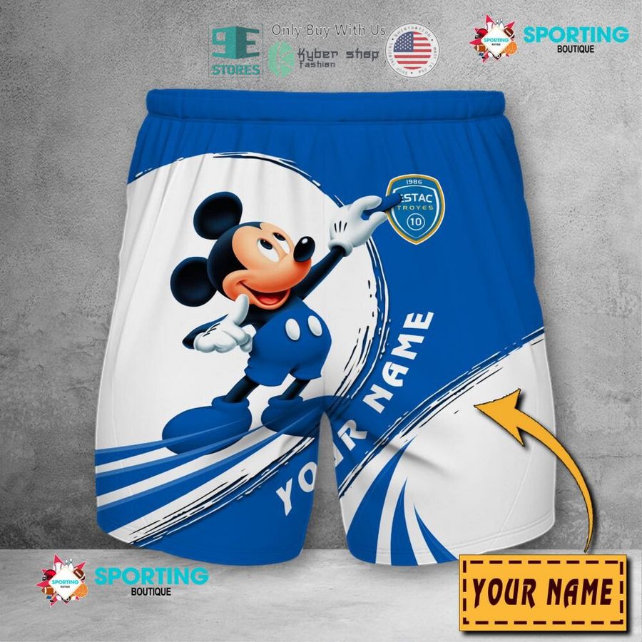 NEW Mickey mouse ESTAC Troyes Custom Name Polo Shirt 10 personalized mickey mouse estac troyes 3d shirt hoodie 10 22977