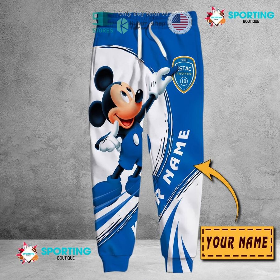 NEW Mickey mouse ESTAC Troyes Custom Name Polo Shirt 6 personalized mickey mouse estac troyes 3d shirt hoodie 6 35344