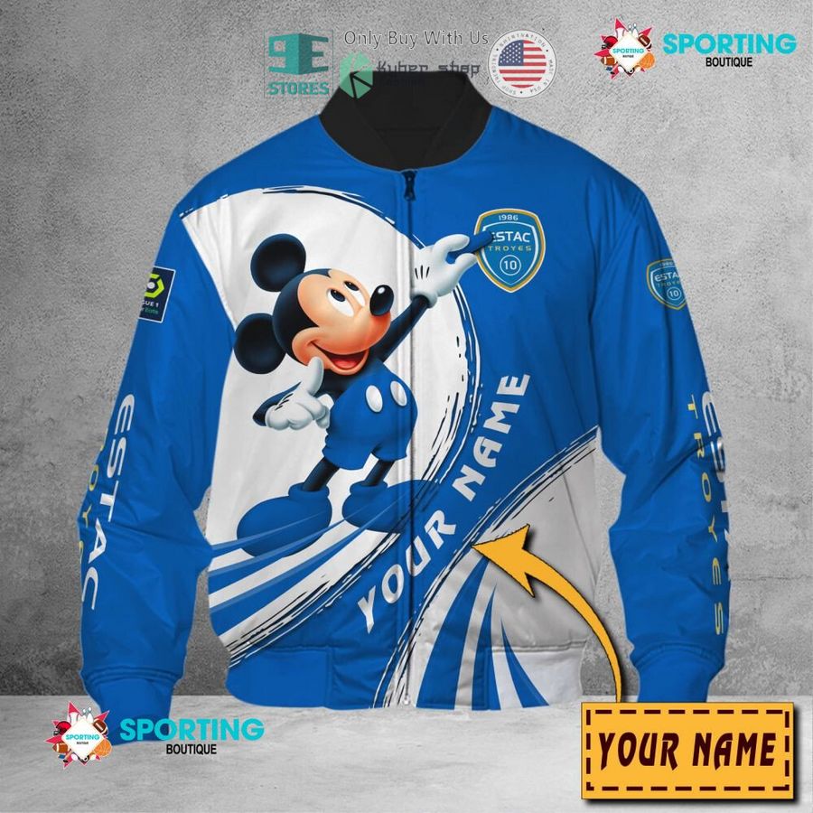 NEW Mickey mouse ESTAC Troyes Custom Name Polo Shirt 7 personalized mickey mouse estac troyes 3d shirt hoodie 7 12612
