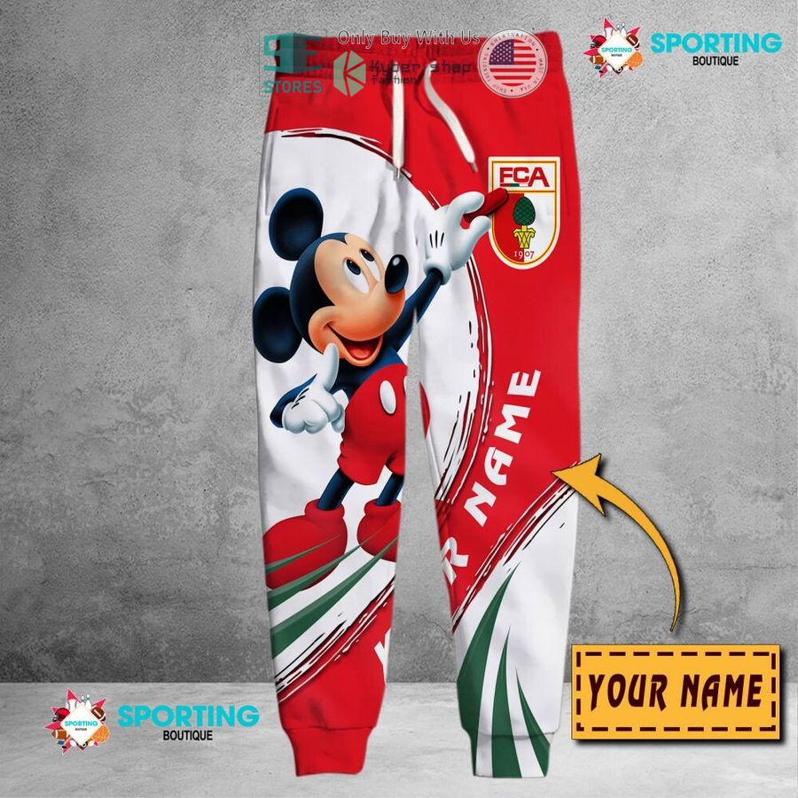 NEW Mickey mouse FC Augsburg Custom Name Polo Shirt 6 personalized mickey mouse fc augsburg 3d shirt hoodie 6 20587