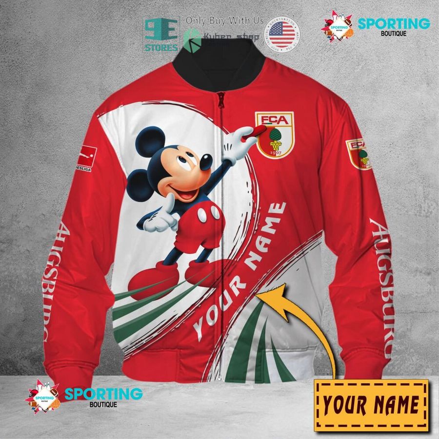 NEW Mickey mouse FC Augsburg Custom Name Polo Shirt 7 personalized mickey mouse fc augsburg 3d shirt hoodie 7 20795