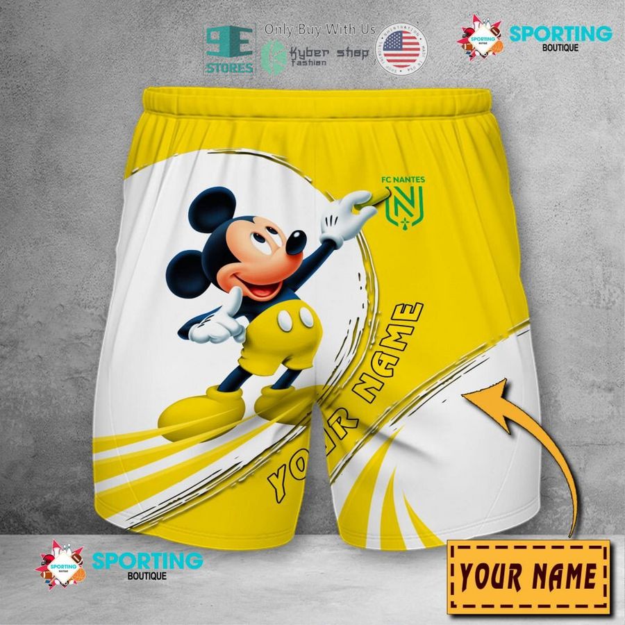 NEW Mickey mouse FC Nantes Custom Name Polo Shirt 10 personalized mickey mouse fc nantes 3d shirt hoodie 10 85875