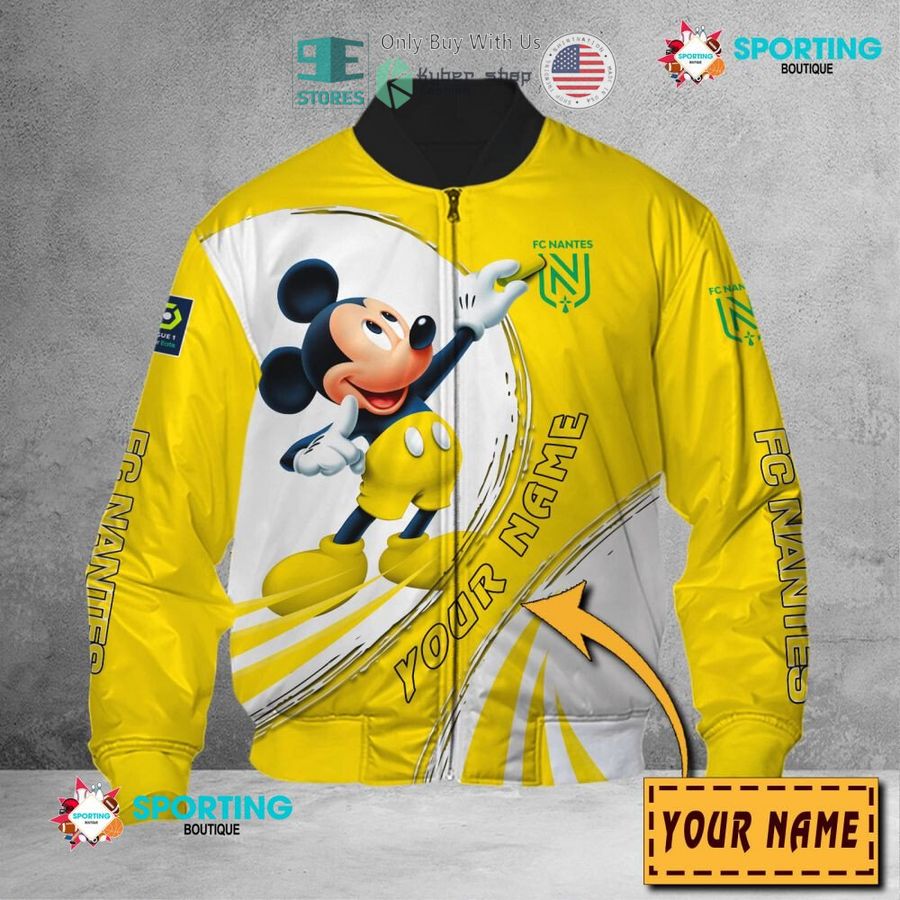 NEW Mickey mouse FC Nantes Custom Name Polo Shirt 7 personalized mickey mouse fc nantes 3d shirt hoodie 7 331