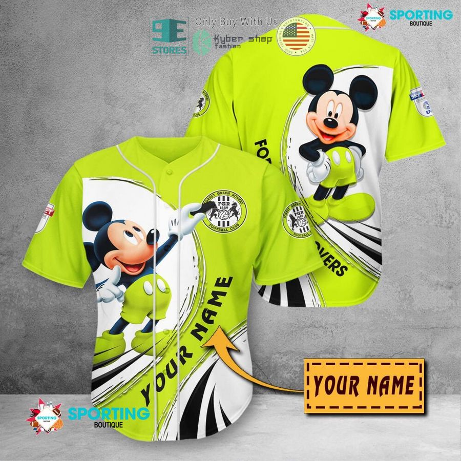 NEW Mickey mouse Forest Green Rovers Custom Name Polo Shirt 11 personalized mickey mouse forest green rovers 3d shirt hoodie 11 85425