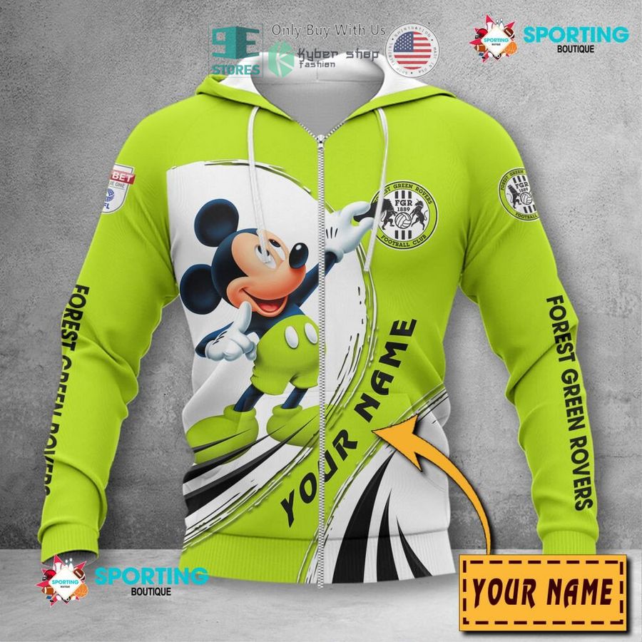 NEW Mickey mouse Forest Green Rovers Custom Name Polo Shirt 4 personalized mickey mouse forest green rovers 3d shirt hoodie 4 62254