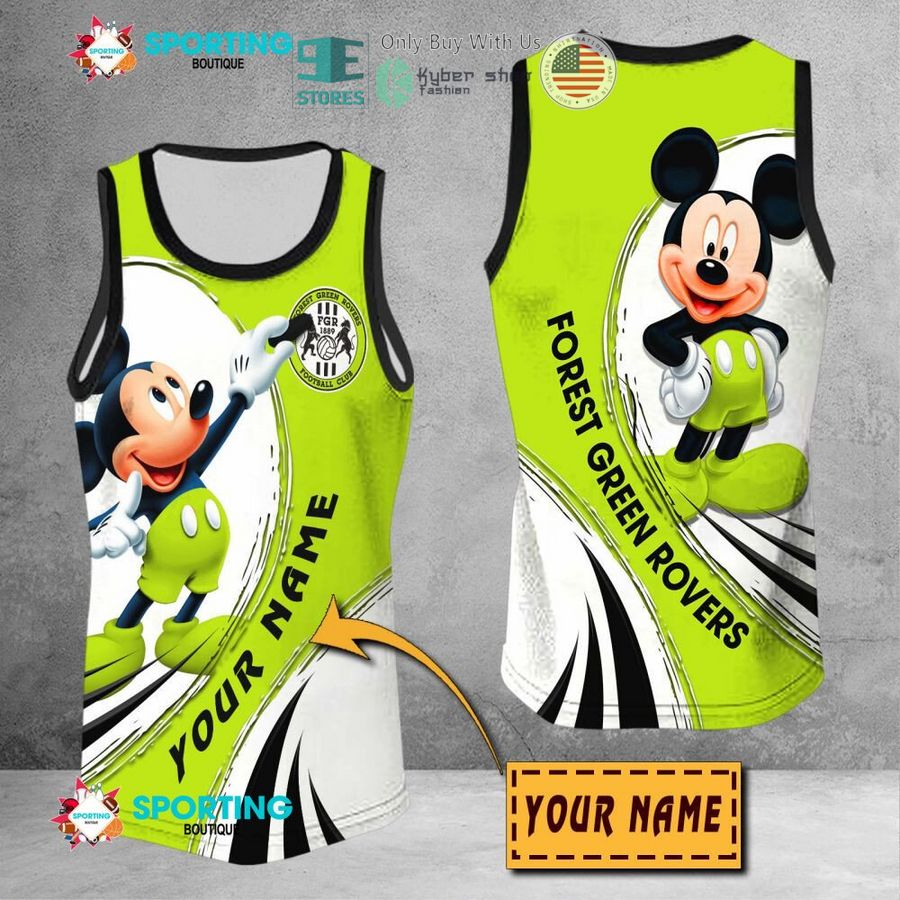 NEW Mickey mouse Forest Green Rovers Custom Name Polo Shirt 9 personalized mickey mouse forest green rovers 3d shirt hoodie 9 43440