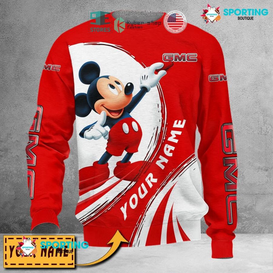 NEW Mickey mouse GMC Custom Name Polo Shirt 5 personalized mickey mouse gmc 3d shirt hoodie 5 68204