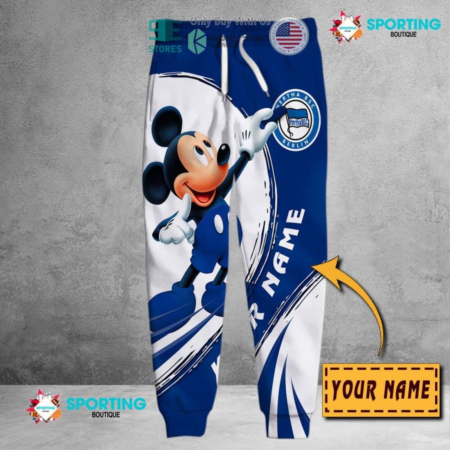NEW Mickey mouse Hertha BSC Custom Name Polo Shirt 6 personalized mickey mouse hertha bsc 3d shirt hoodie 6 74464