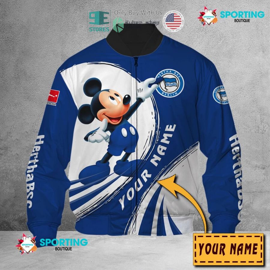NEW Mickey mouse Hertha BSC Custom Name Polo Shirt 7 personalized mickey mouse hertha bsc 3d shirt hoodie 7 36572